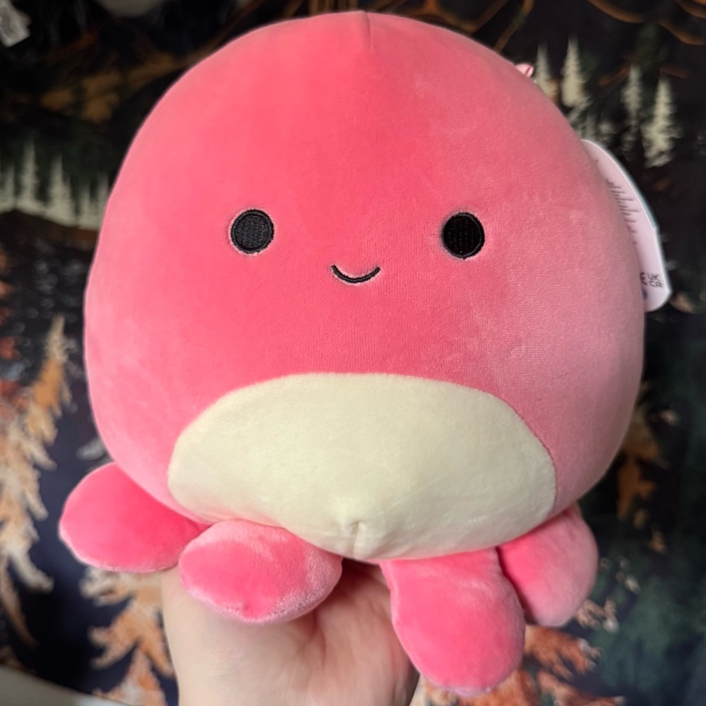 8" Abby the octopus Squishmallow BNWT